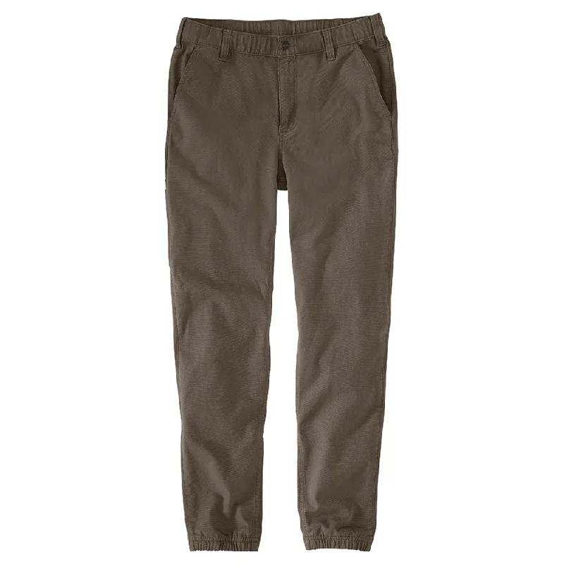 Carhartt 106889 Men's Rugged Flex® Relaxed Fit Canvas Jogger Pant - 36W x Regular - Tarmac