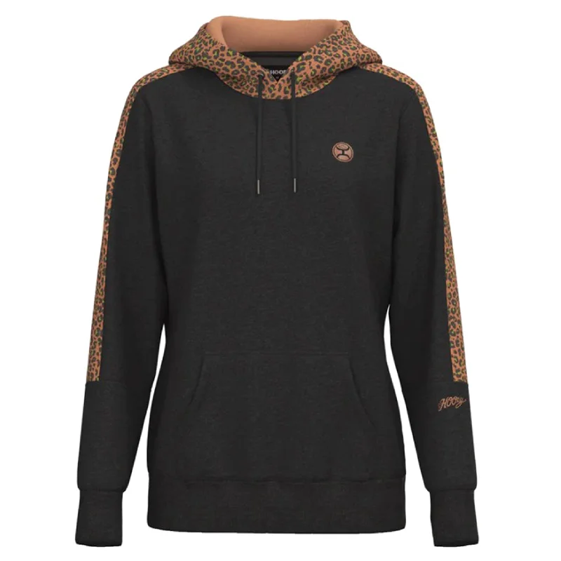 Hooey Women's Canyon Asphalt Cheeta Hoodie