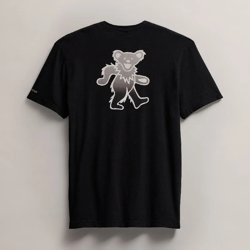 Men's Grateful Dead Dancing Bear Short Sleeve Tee - Black