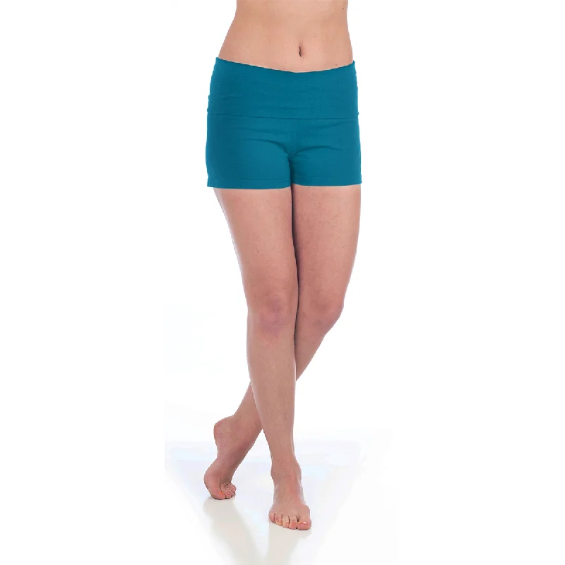 Wisdom Yoga Shorts - Teal