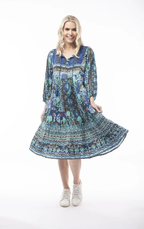 Orientique Rayon Boho Dress