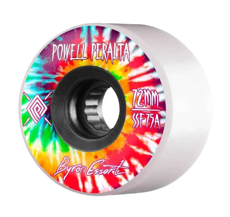 Powell Peralta SSF Byron Essert Longboard Wheels - 75a 72mm White