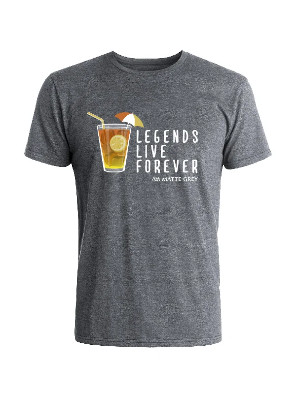 Legends Tee - Steel Heather