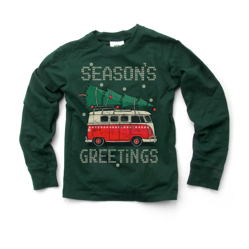 Boys L/S Season's Greeting T-Shirt