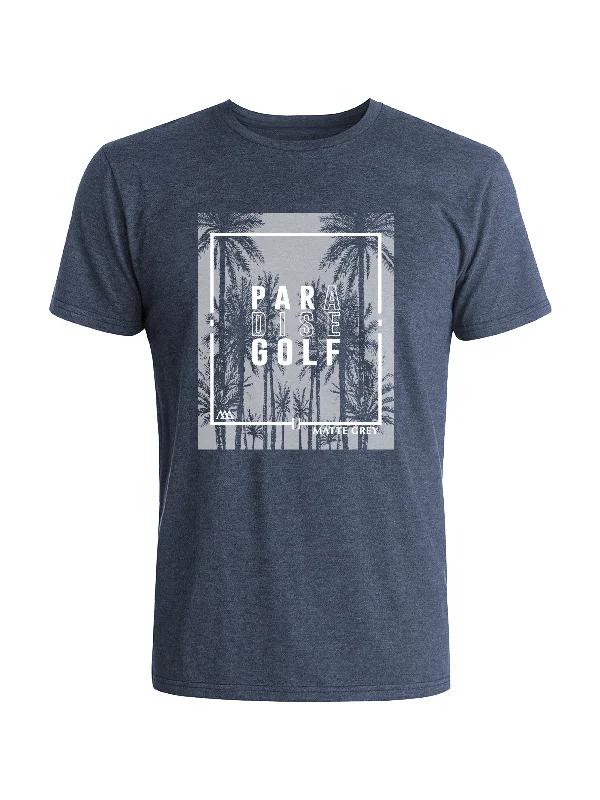 Par Golf Tee - Navy Heather (Salt/White)