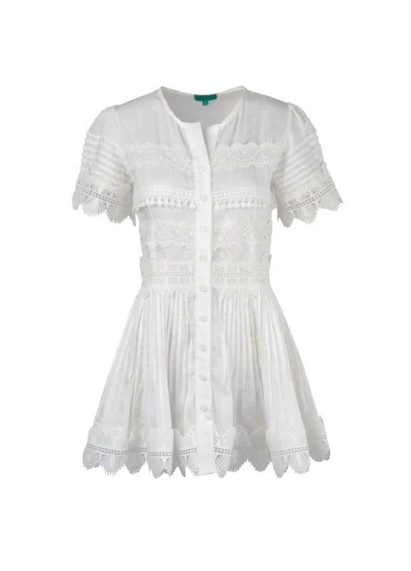 Violetta Dress in White