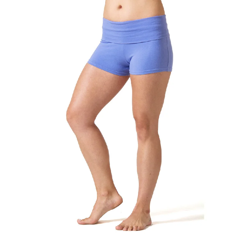 Love Yoga Shorts - Periwinkle