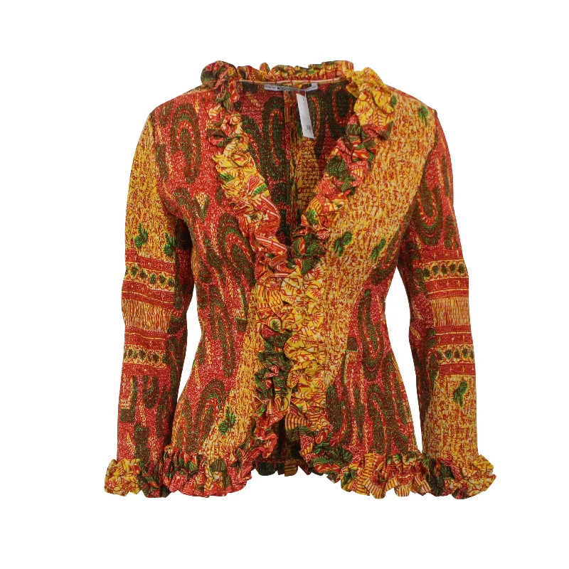 Super Yaya JARDINE JAUNE THERESE CARDIGAN