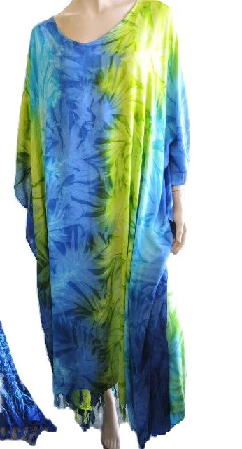 Plusss Longer length rayon Kaftan (Fits up to Size 28)