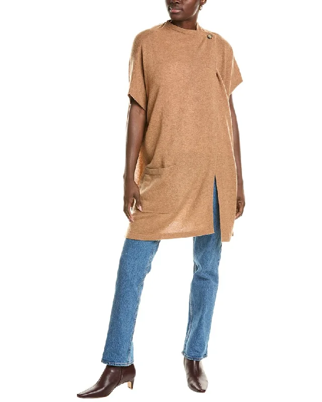 Brodie Cashmere Luxe Wool & Cashmere-Blend Poncho