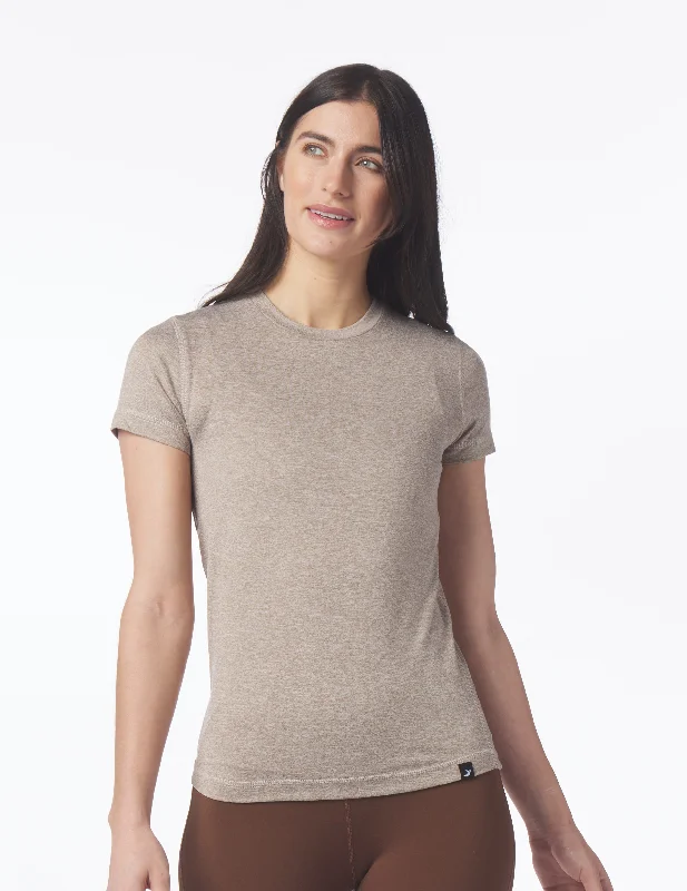 Simplicity Tee: Mocha Heather