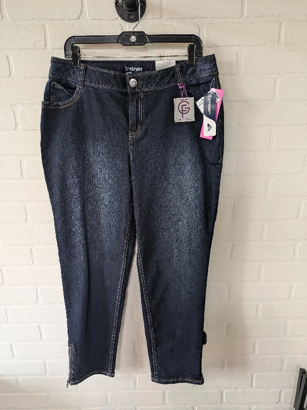 Blue Denim Jeans Skinny Lane Bryant, Size 16