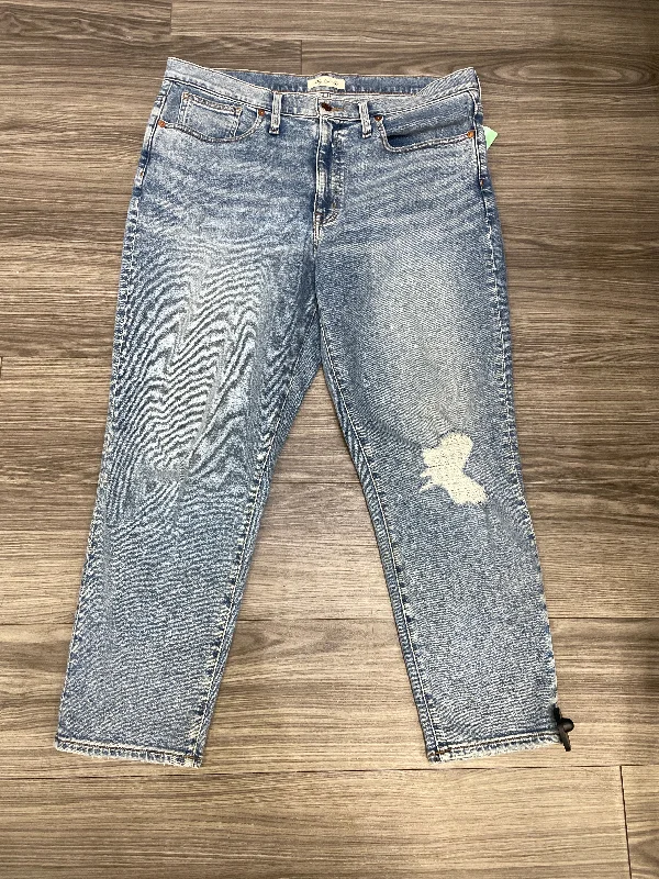 Blue Jeans Straight Madewell, Size 10