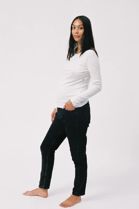 TMRW (To The Moon, Honey x TMRW) Hepburn Maternity Jeans - Original Black