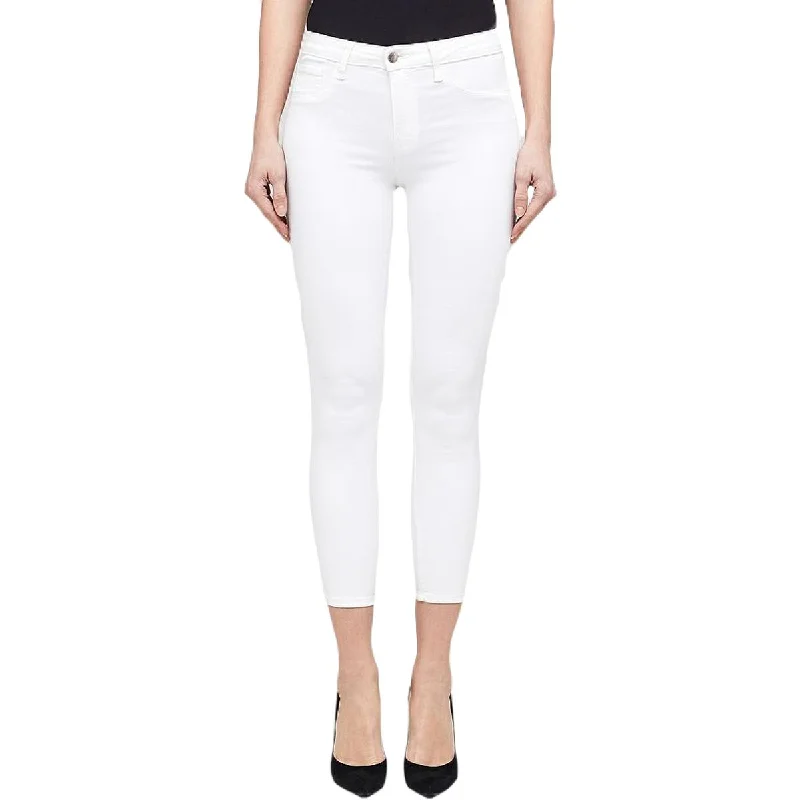 L'Agence Womens Margot High Rise Crop Skinny Pants