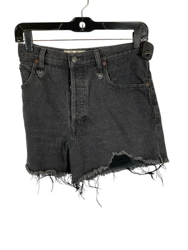 Shorts By Free People In Black Denim, Size: 10