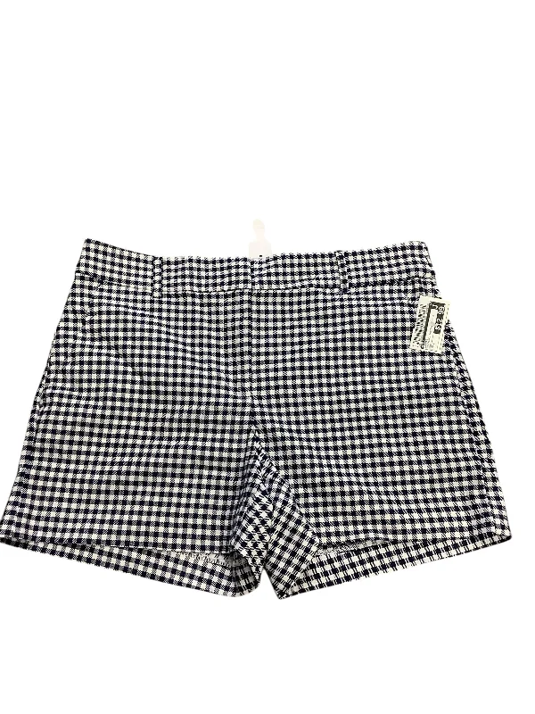 Shorts By Loft In Checkered Pattern, Size: 4