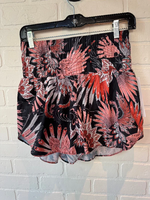 Shorts By Tcec In Black & Orange, Size: 4