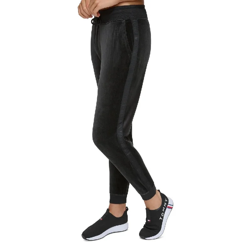 Tommy Hilfiger Sport Womens Velvet Jogger Pants