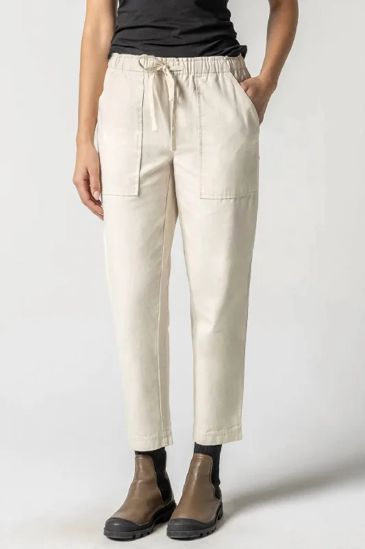 Utility Pant In Natural